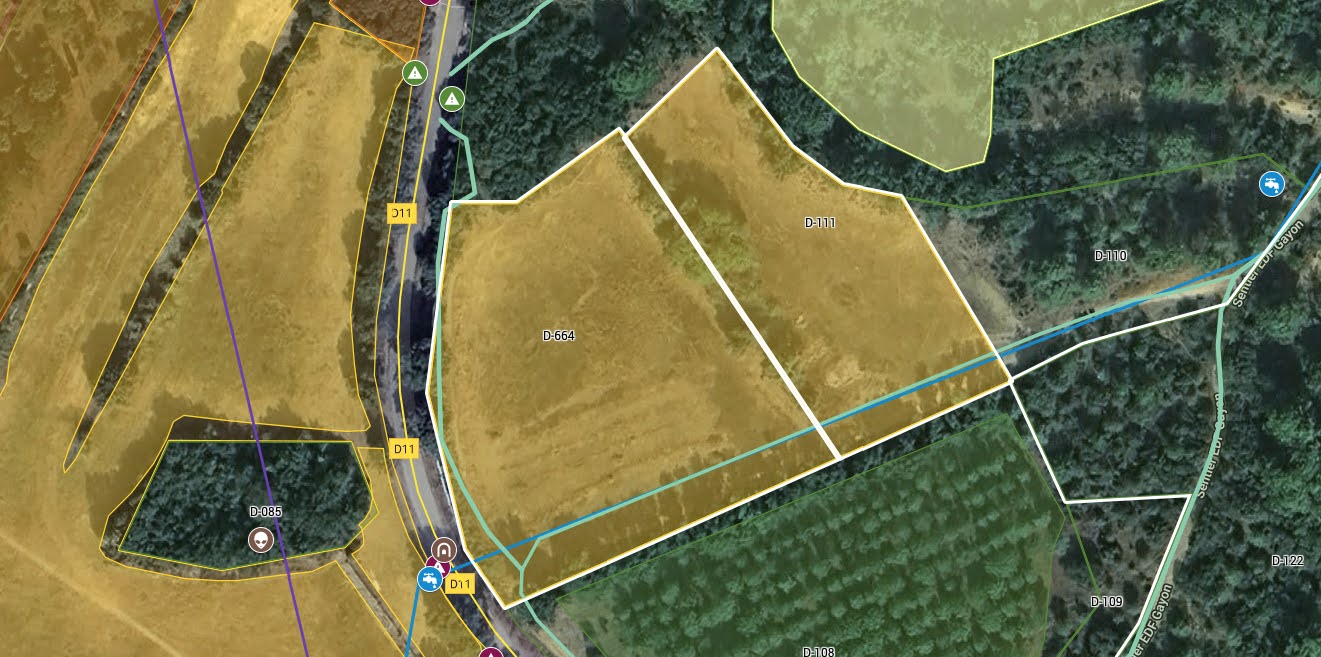 Champs de la Porquetière.