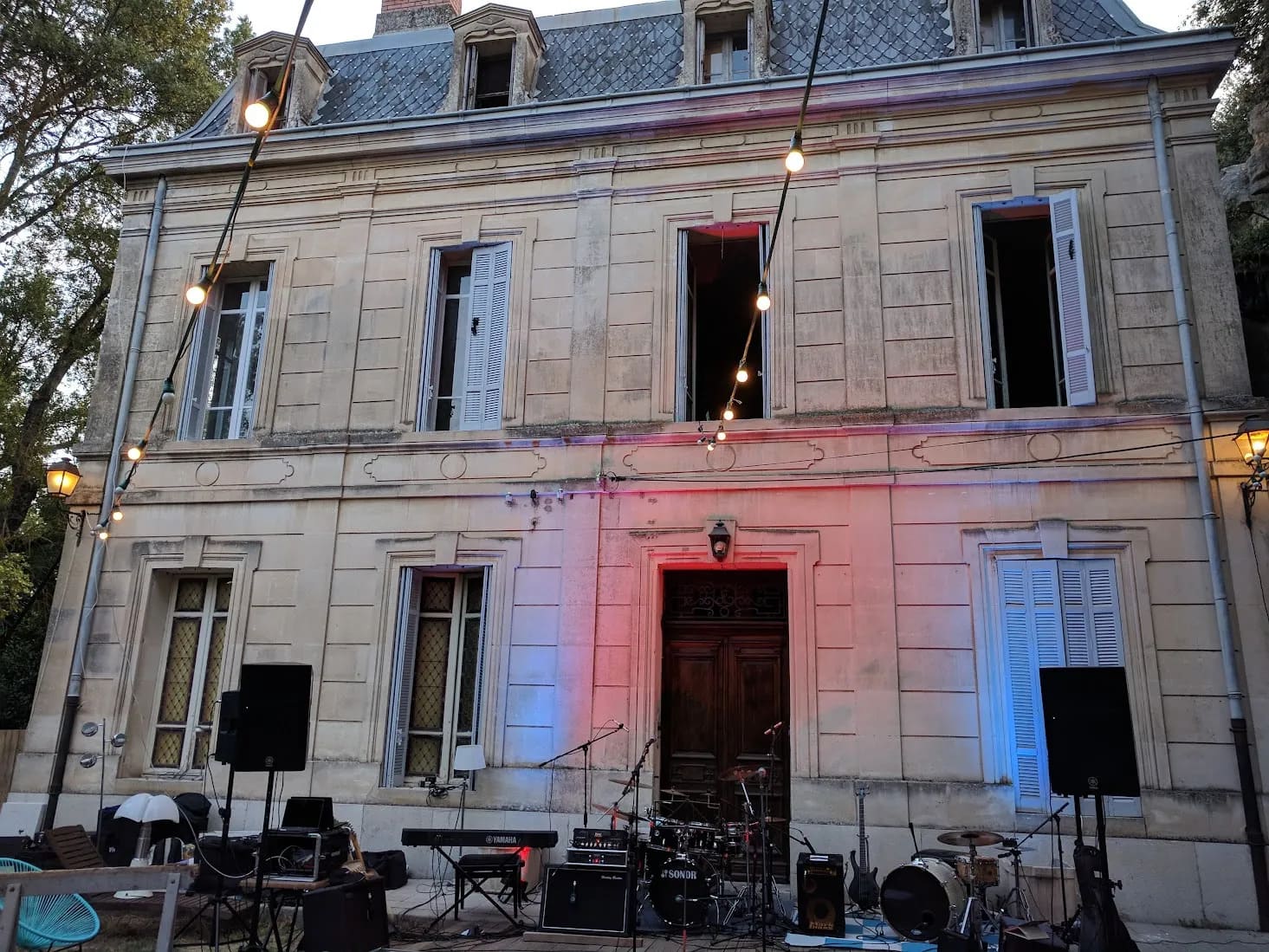 Le « Val Réal » (anciennement « Paradou »), lors d’un festival, en Aout 2017. ©Mathieu CHARREYRE/Domaine Saint-Antonin