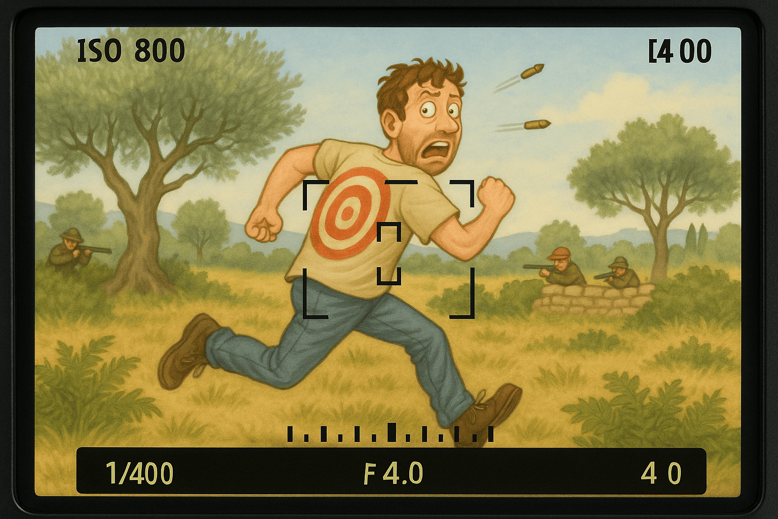 Après avoir expliqué ma vision aux chasseurs locaux ...