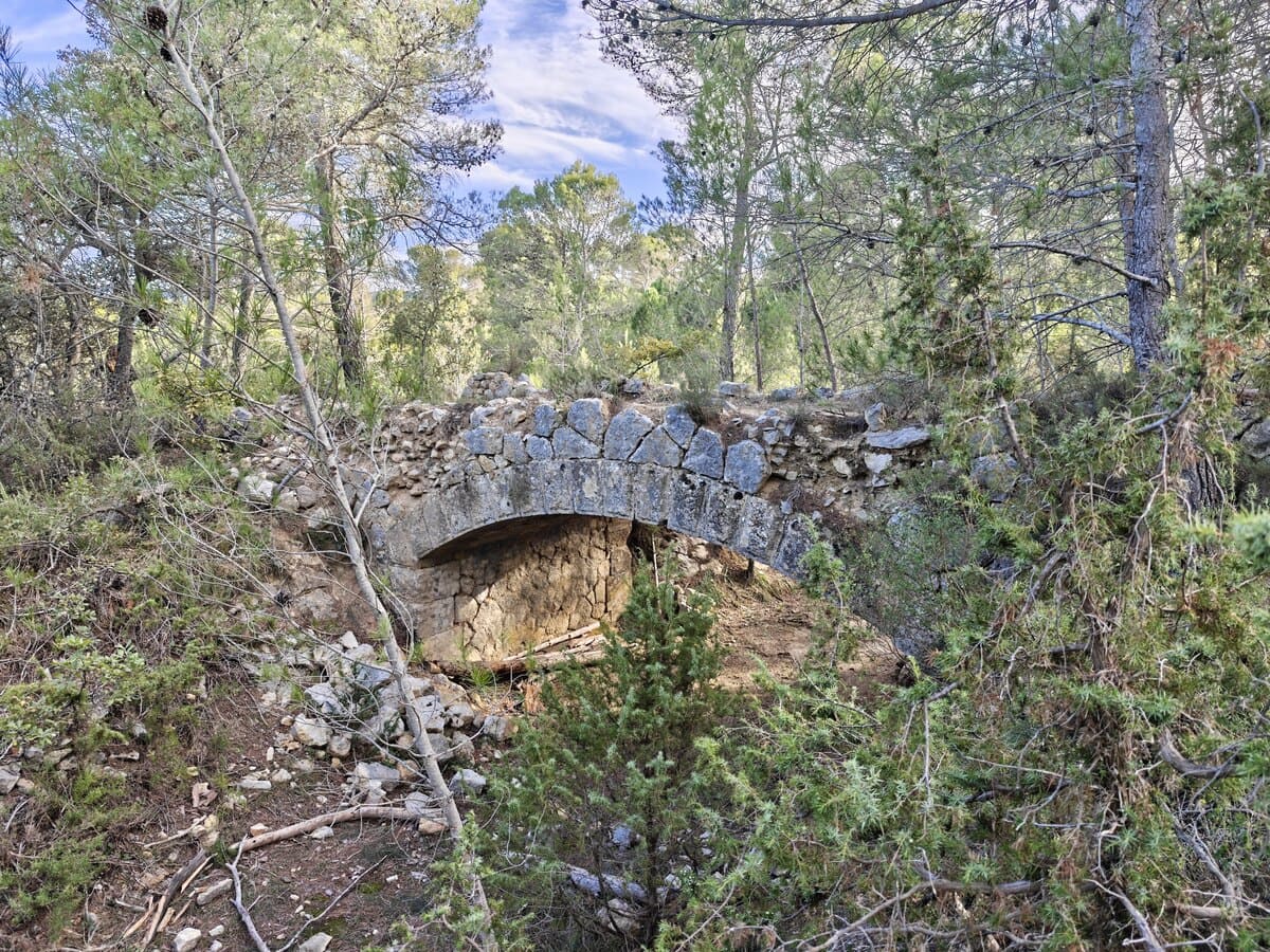 Vue globale Nord du 1er pont du Canal du Verdon - 2025.