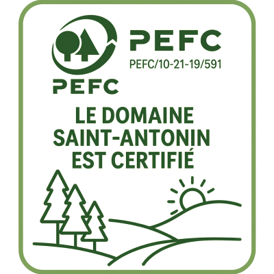 Le Domaine Saint-Antonin est certifié PEFC !